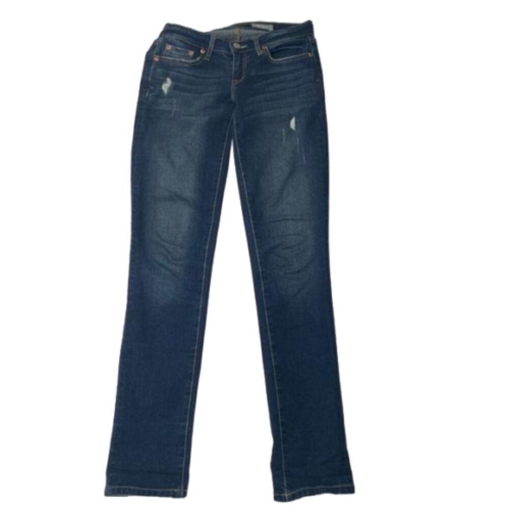 Aeropostale Dark Wash Low Rise Skinny Stretch Jeans Size 2 Regular #1065